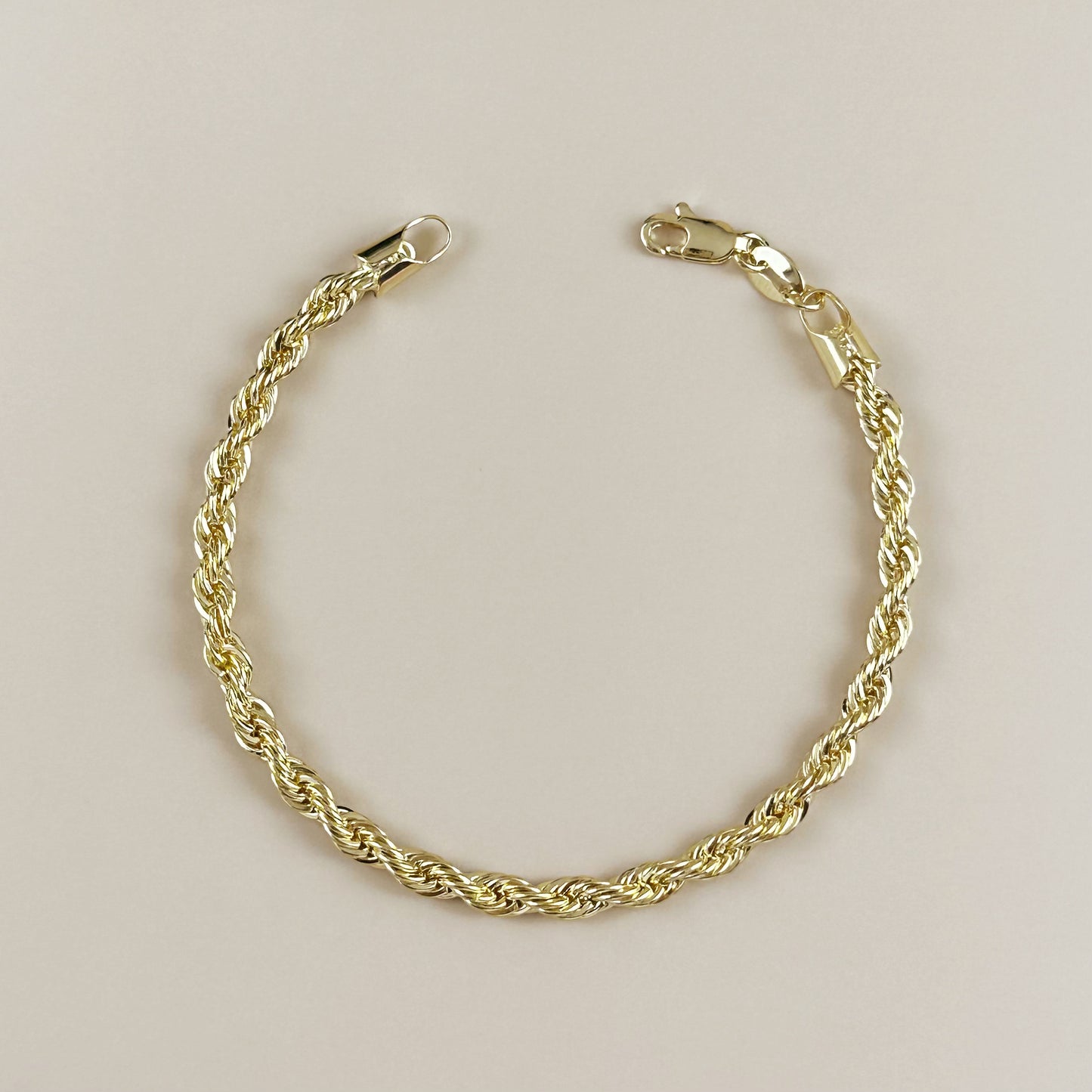 Luxurious 18K Gold Filled Rope Bracelet - Everyday Elegance That Lasts