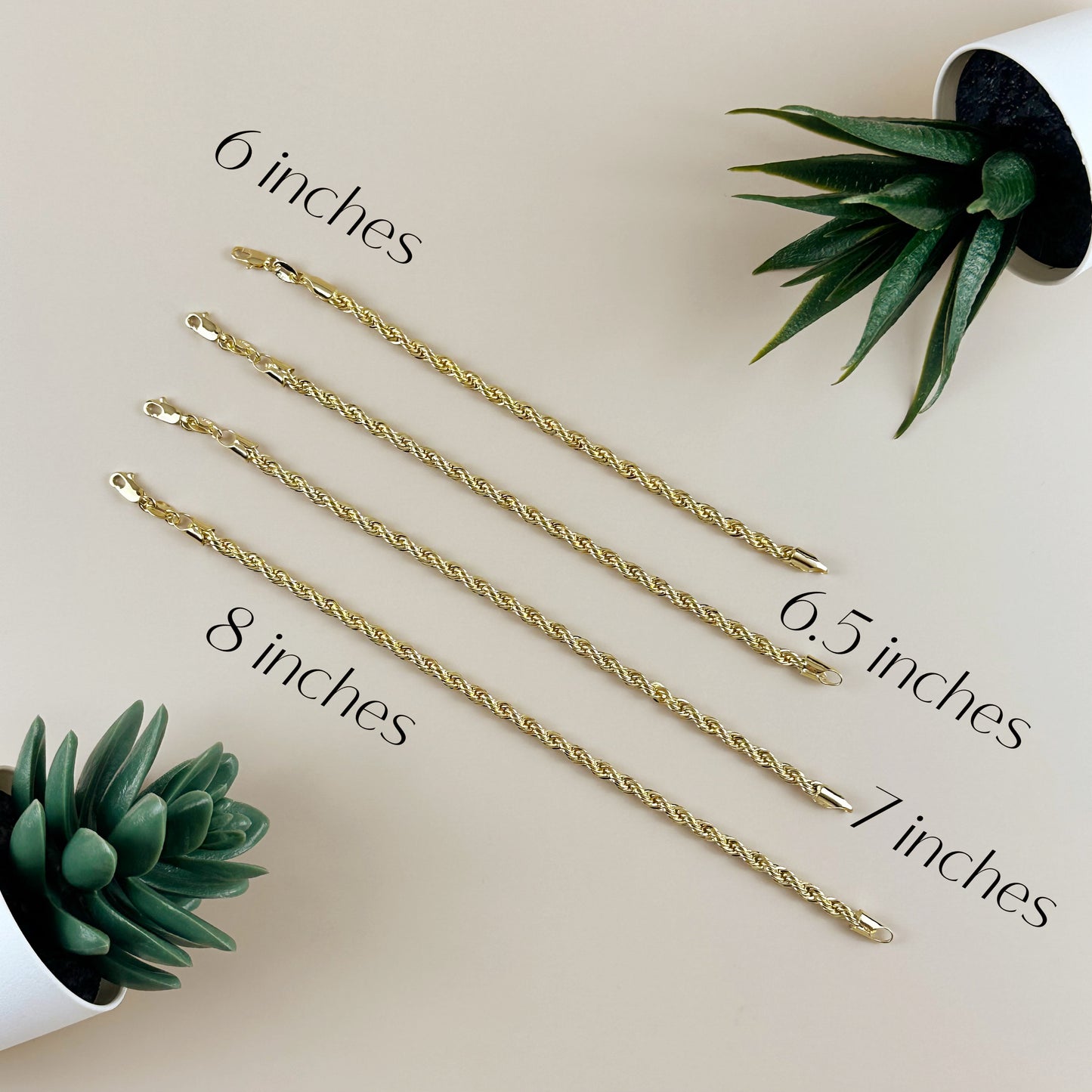 Luxurious 18K Gold Filled Rope Bracelet - Everyday Elegance That Lasts
