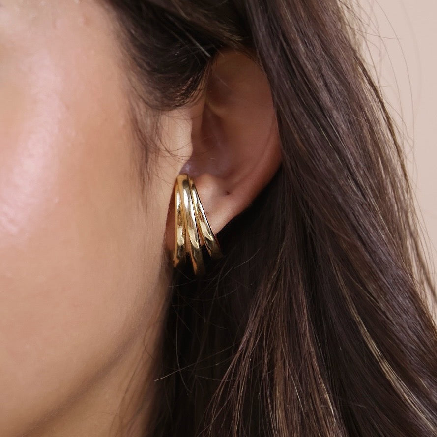 Ear Cuff for Women - Three Line Dainty No Piercing Earring