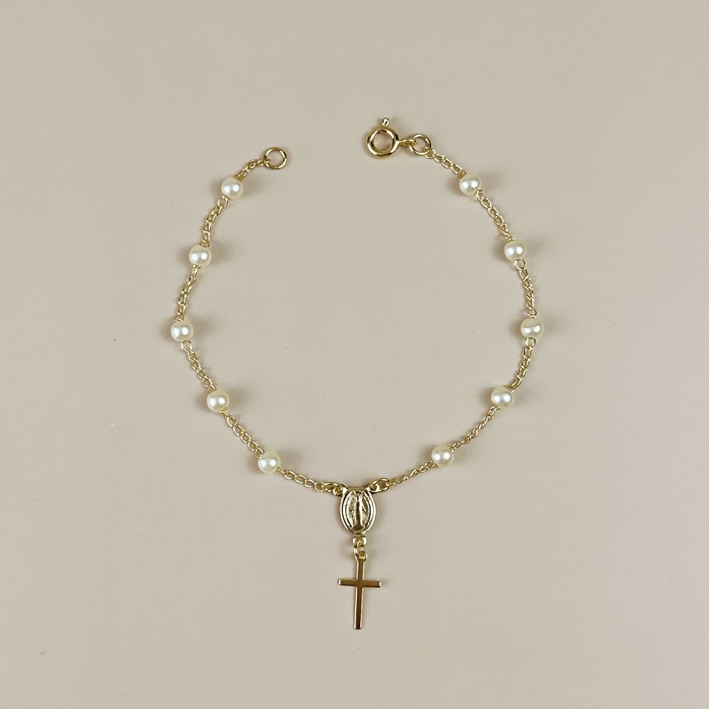 Pearl Rosary Bracelet - Faith Meets Fashion