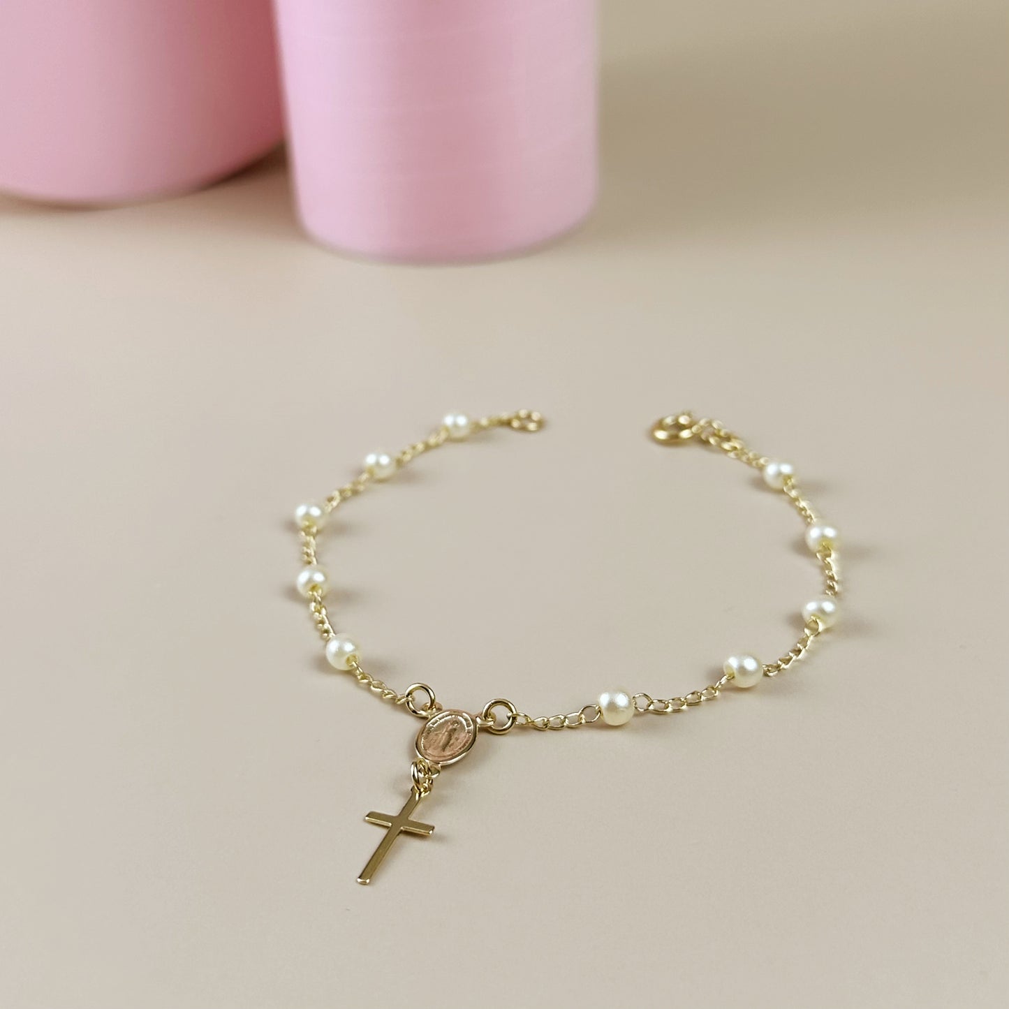 Pearl Rosary Bracelet - Faith Meets Fashion
