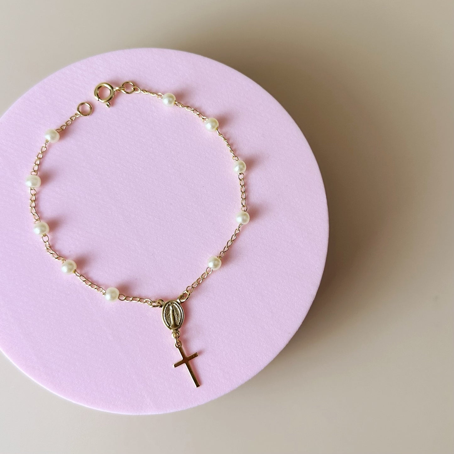 Pearl Rosary Bracelet - Faith Meets Fashion