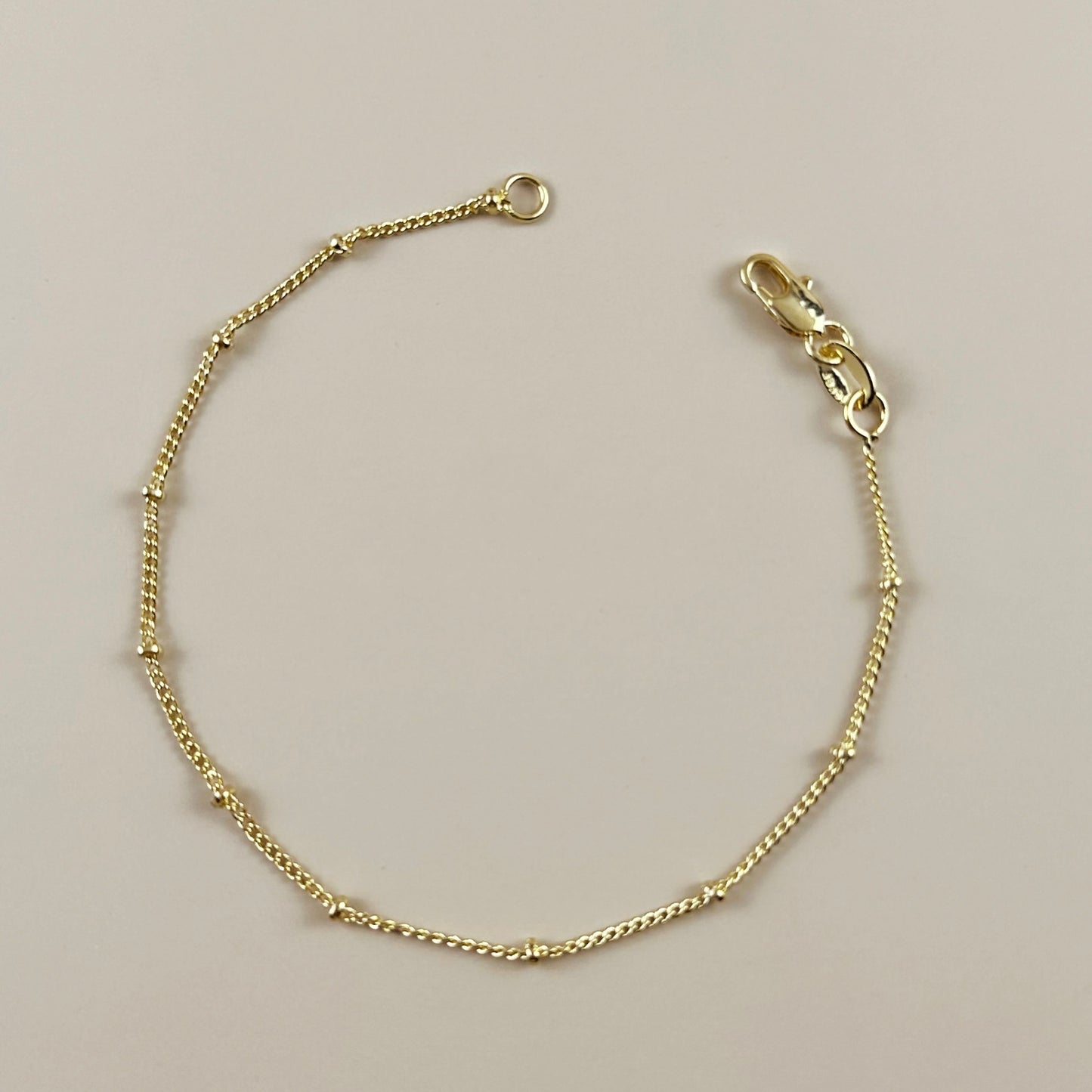 Satellite Chain Bracelet - Minimalist Gold Bracelet for Women