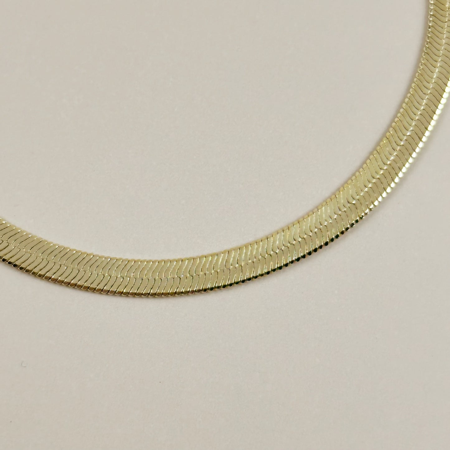 Herringbone Bracelet for Women - 4mm Thick Chain Jewelry