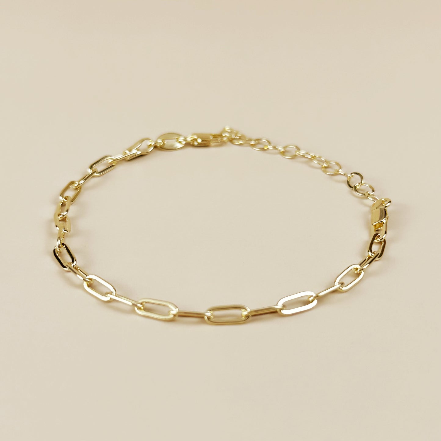 Paperclip Chain Bracelet for Women - Dainty Layering Jewelry