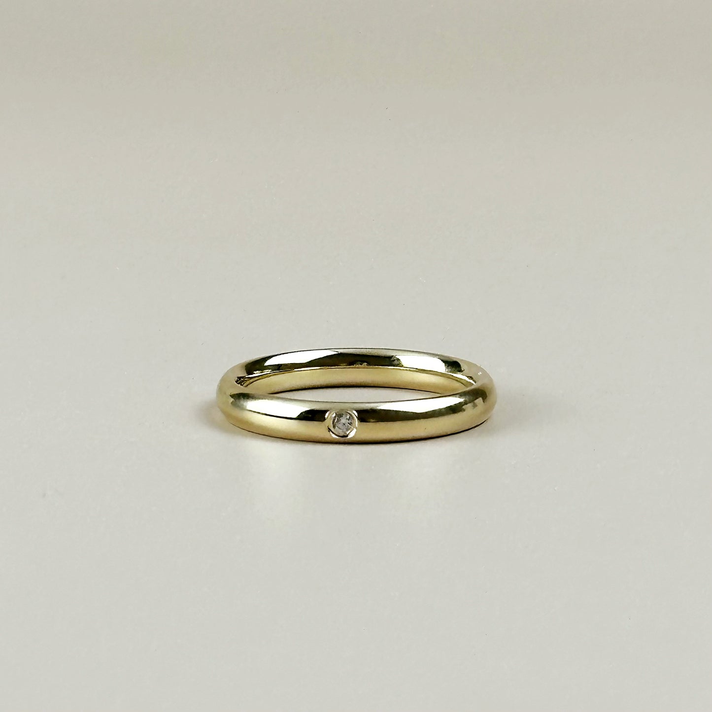 18K Gold Filled CZ Ring - AAAAA Cubic Zirconia Band Ring for Women