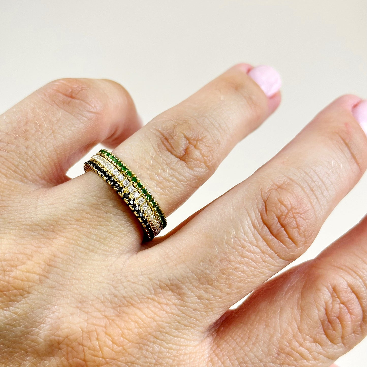 Eternity Ring for Women - Micro CZ Diamond Wedding Band