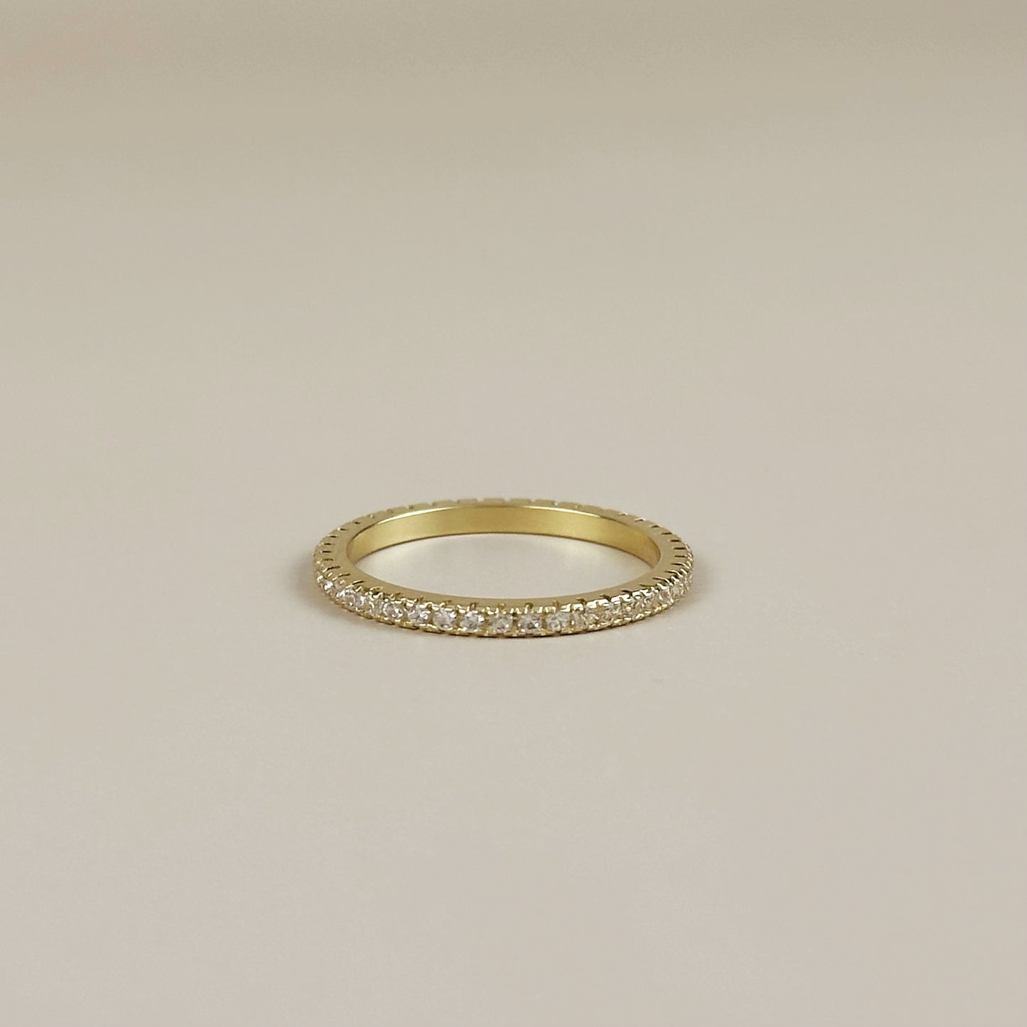 Eternity Ring for Women - Micro CZ Diamond Wedding Band