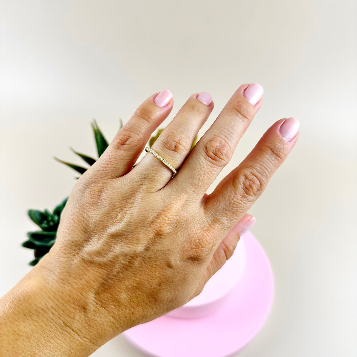 Eternity Ring for Women - Micro CZ Diamond Wedding Band