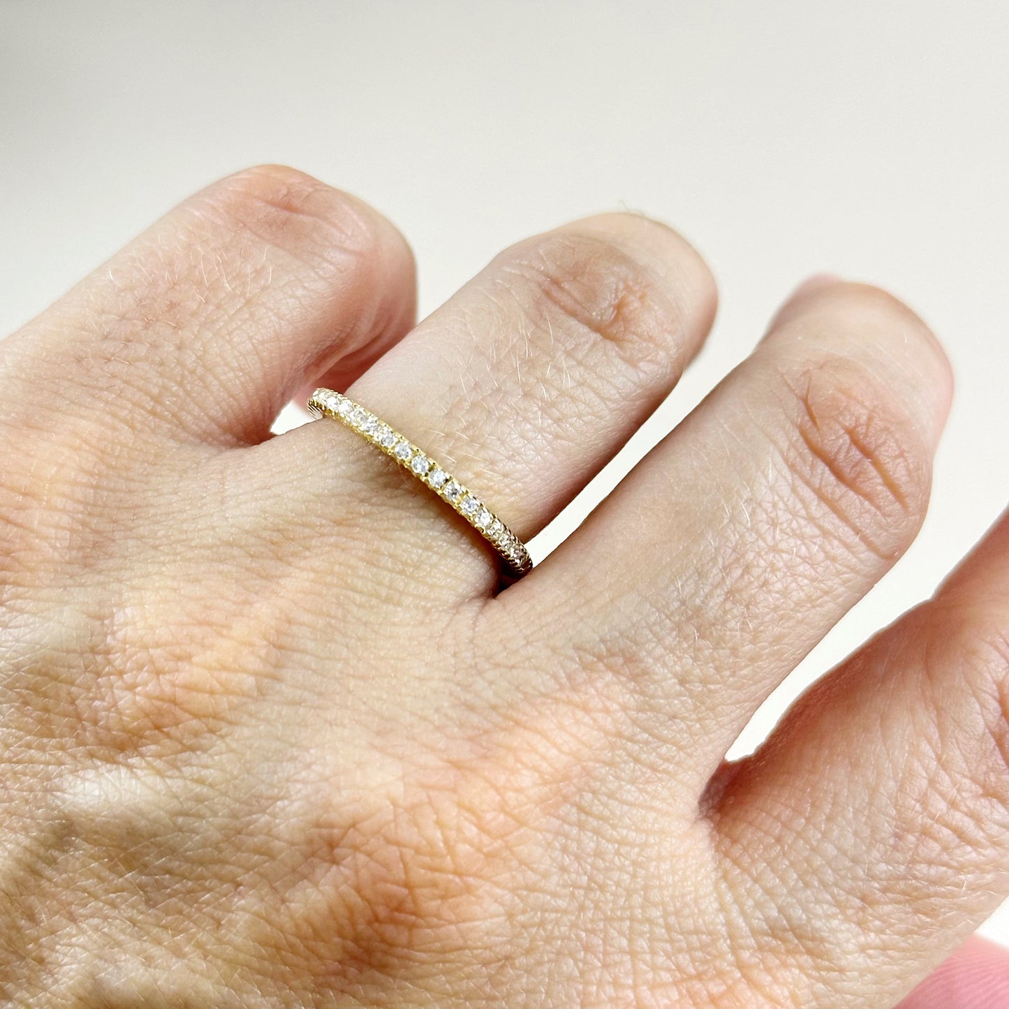 Eternity Ring for Women - Micro CZ Diamond Wedding Band