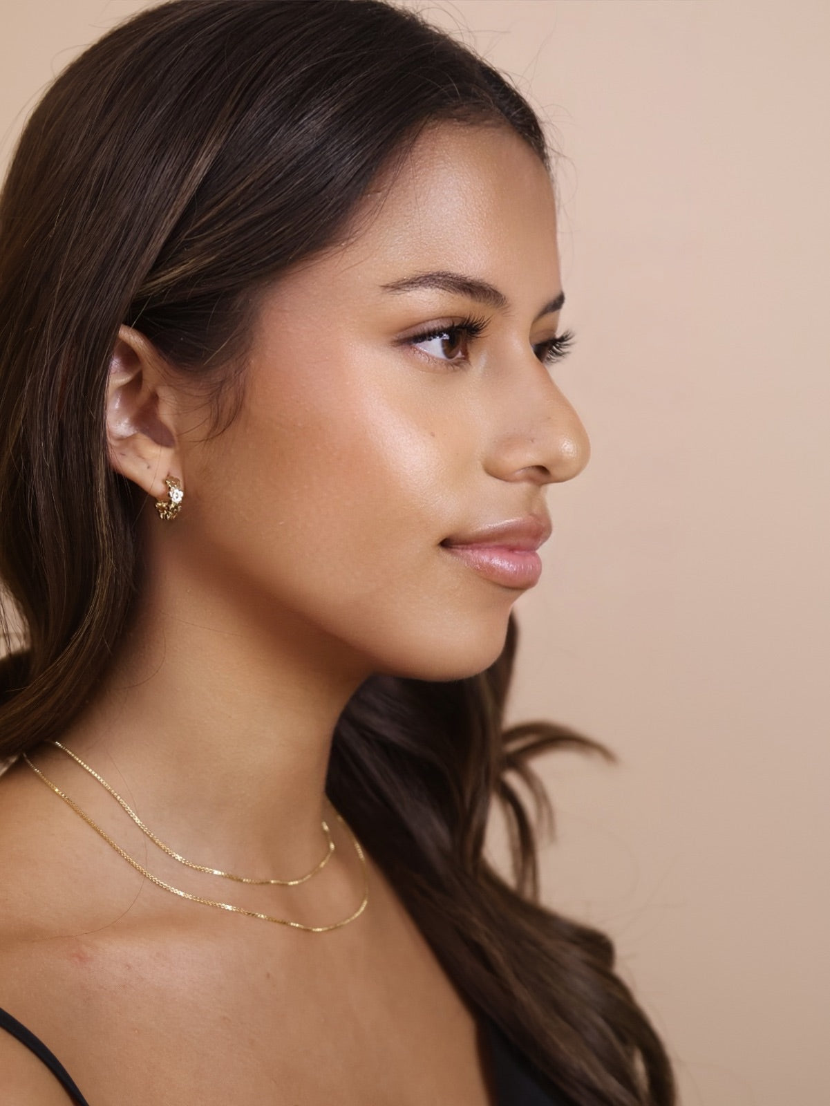 Box Chain Necklace for Women - 1mm Delicate Gold Chain