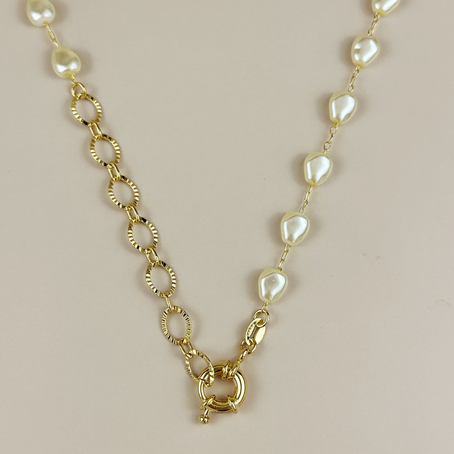 Baroque Pearl Choker Necklace - Fancy Pearl Necklace for Women