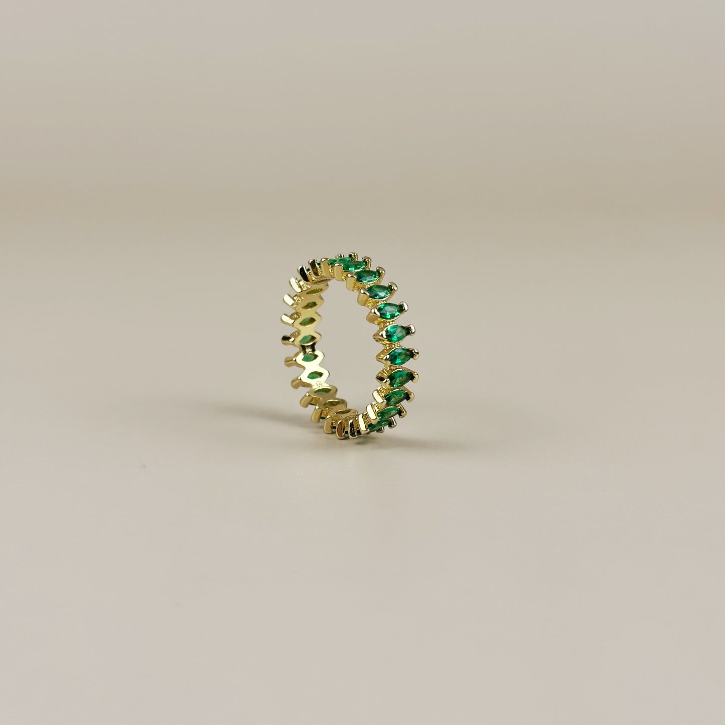 Marquise Eternity Band Ring for Women - CZ Wedding Band