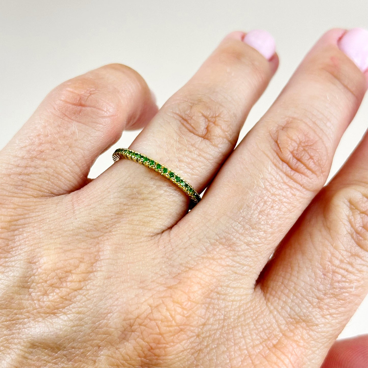 Eternity Ring for Women - Micro CZ Diamond Wedding Band