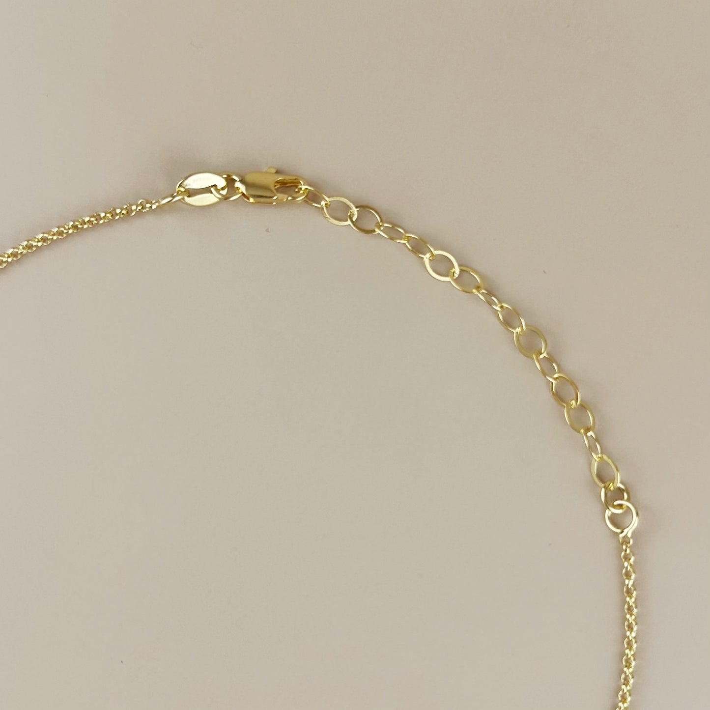 18k Gold Filled CZ Lotus Necklace