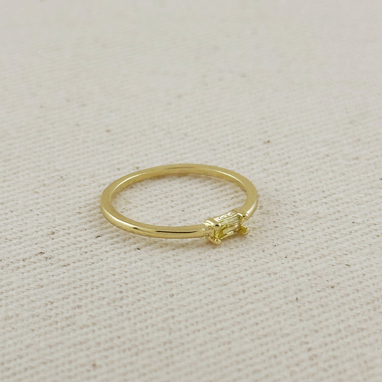 Birthstone Ring - Personalized CZ Stone Ring for Women | All 12 Months Available