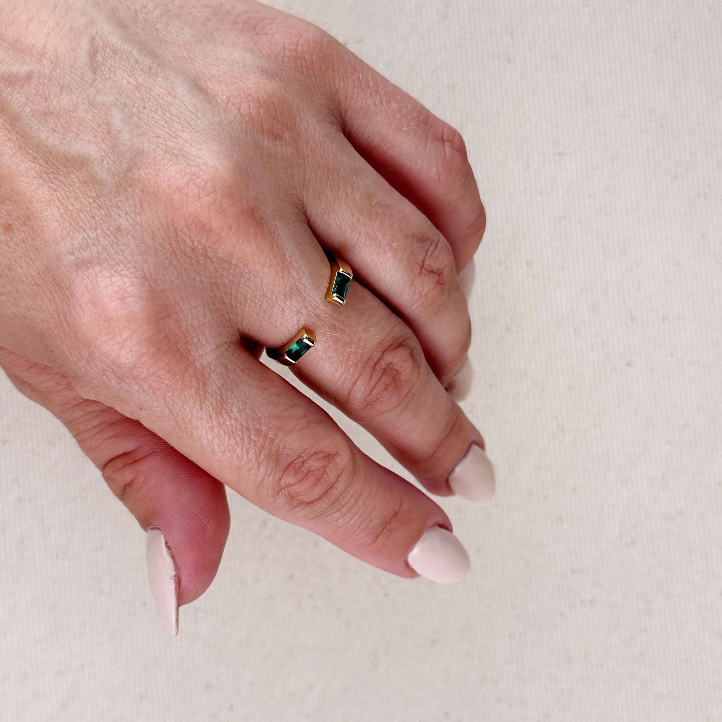 Baguette CZ Band Ring | AAAAA Quality | Stackable Ring for Women