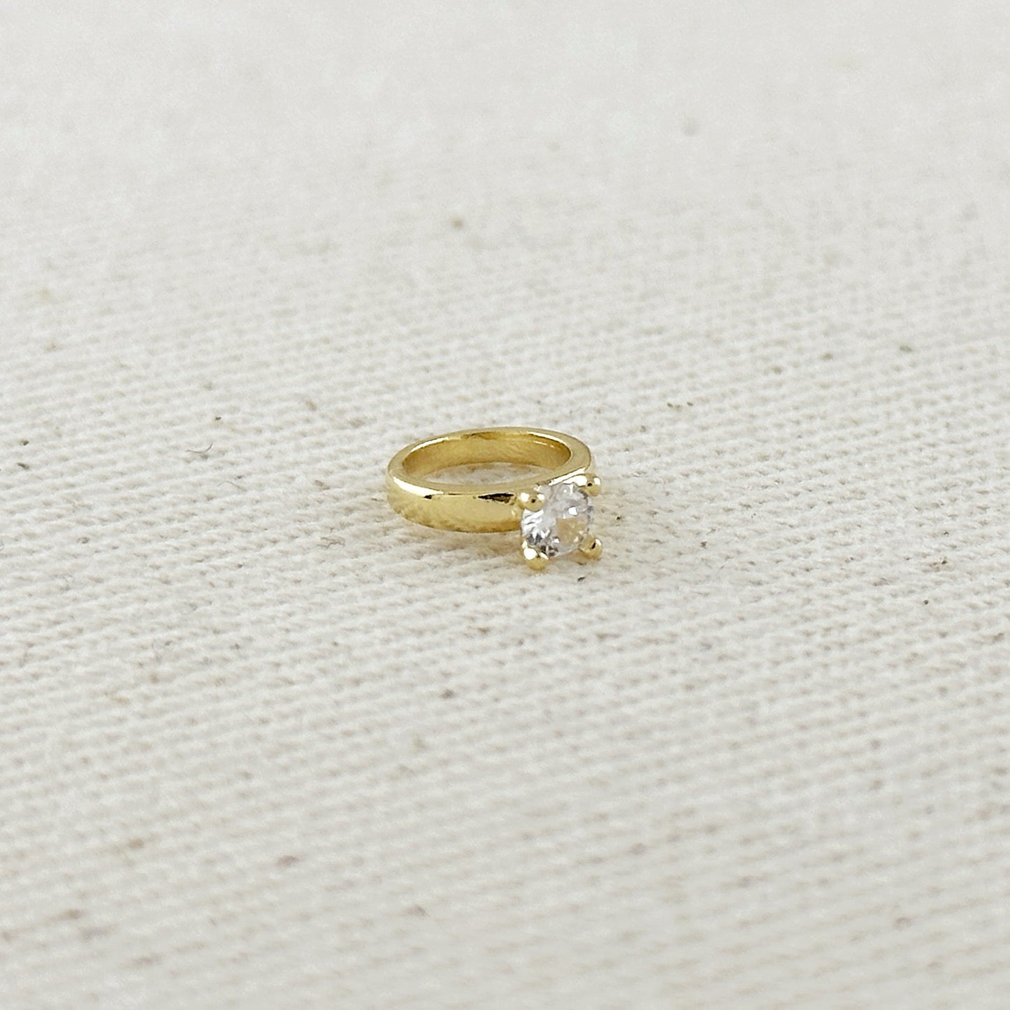 18k Gold Filled Mini Diamond Ring Pendant