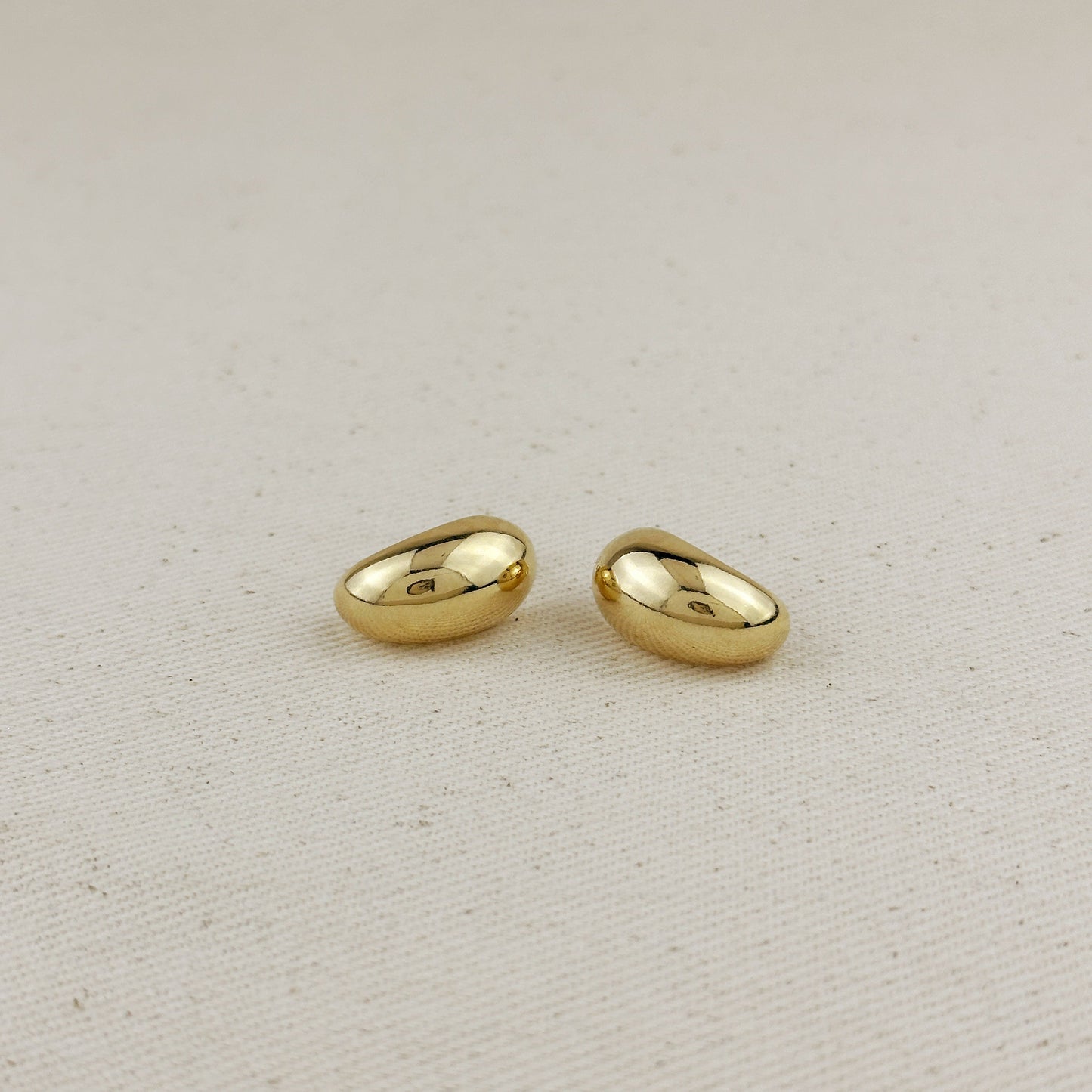 Dome Earrings for Women - Medium Size Statement Hoops | Hypoallergenic Daily Wear Jewelry