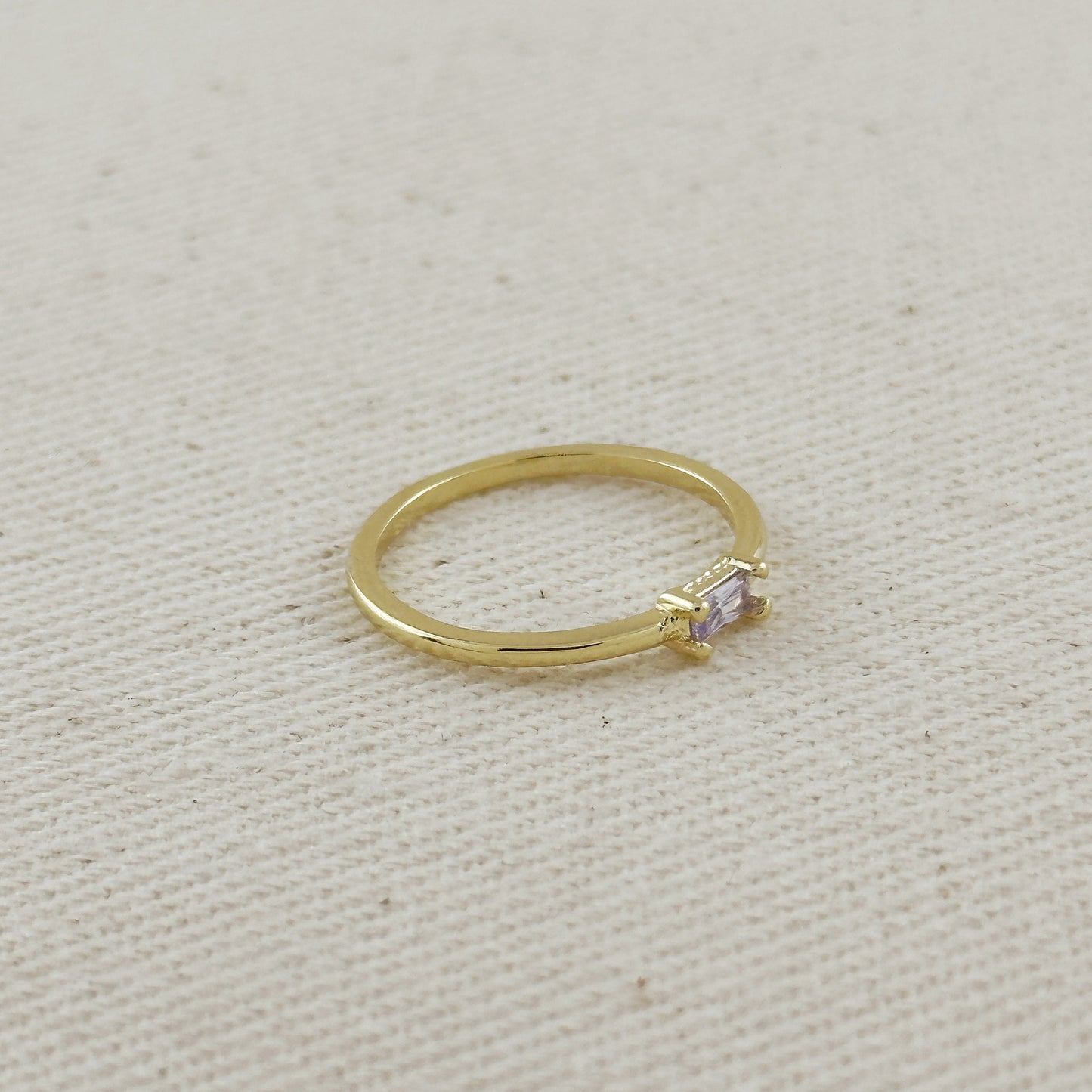 Birthstone Ring - Personalized CZ Stone Ring for Women | All 12 Months Available