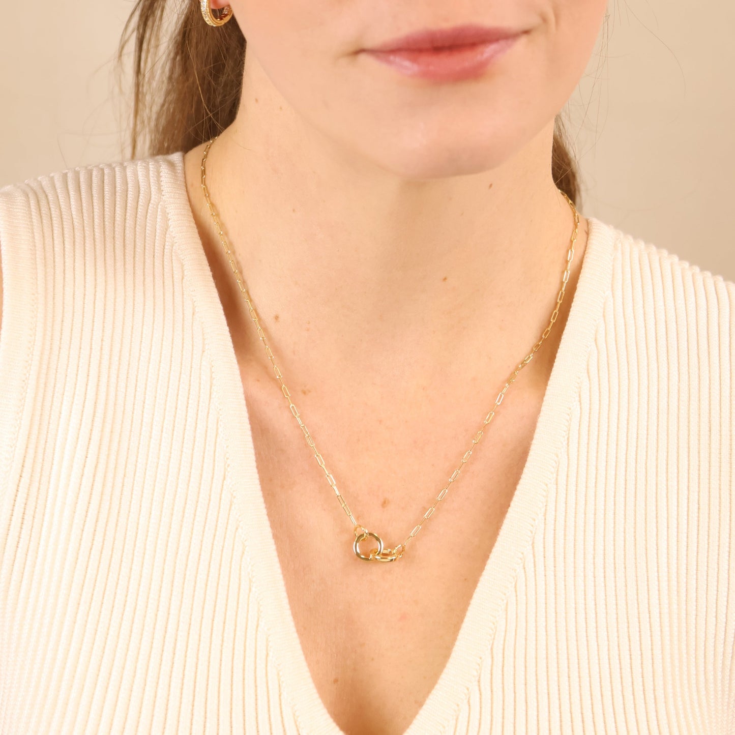 18k Gold Filled Linked Necklace
