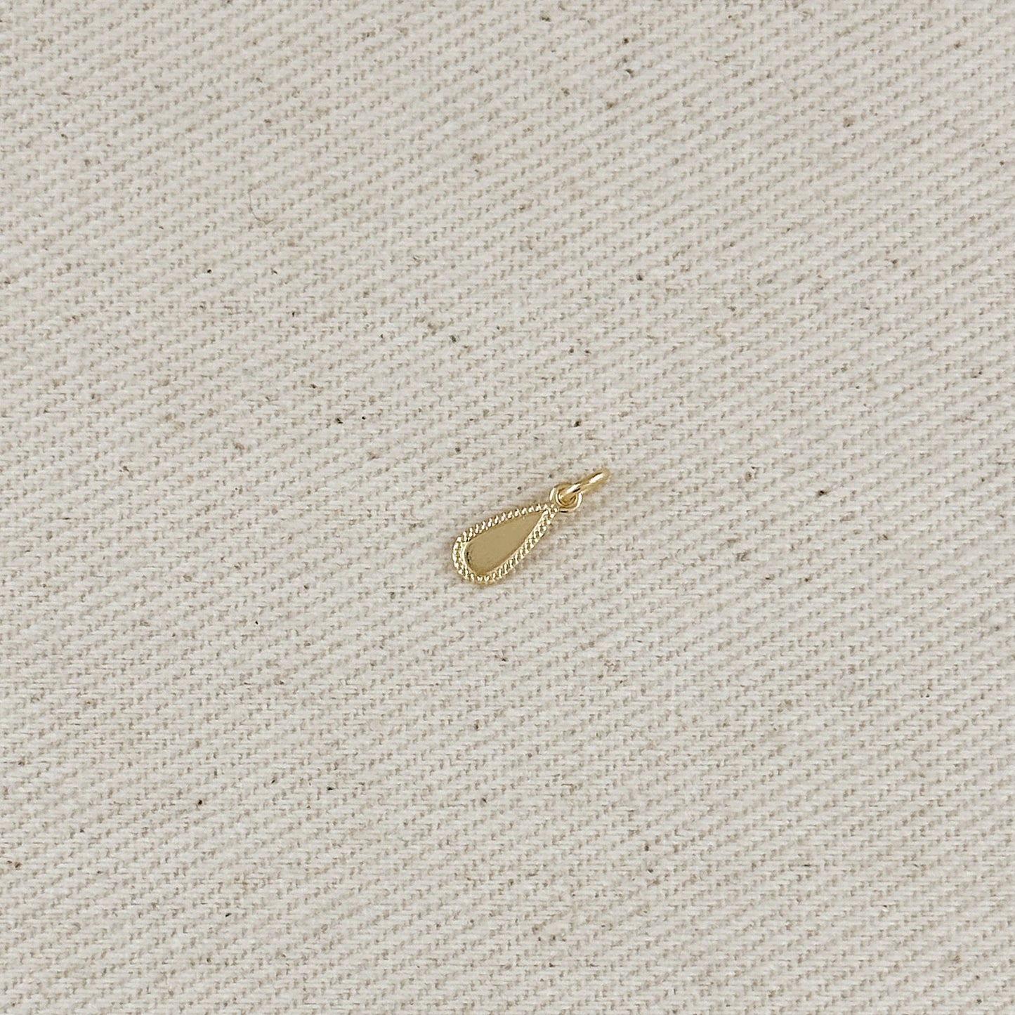 18k Gold Filled Teardrop Tag Findings