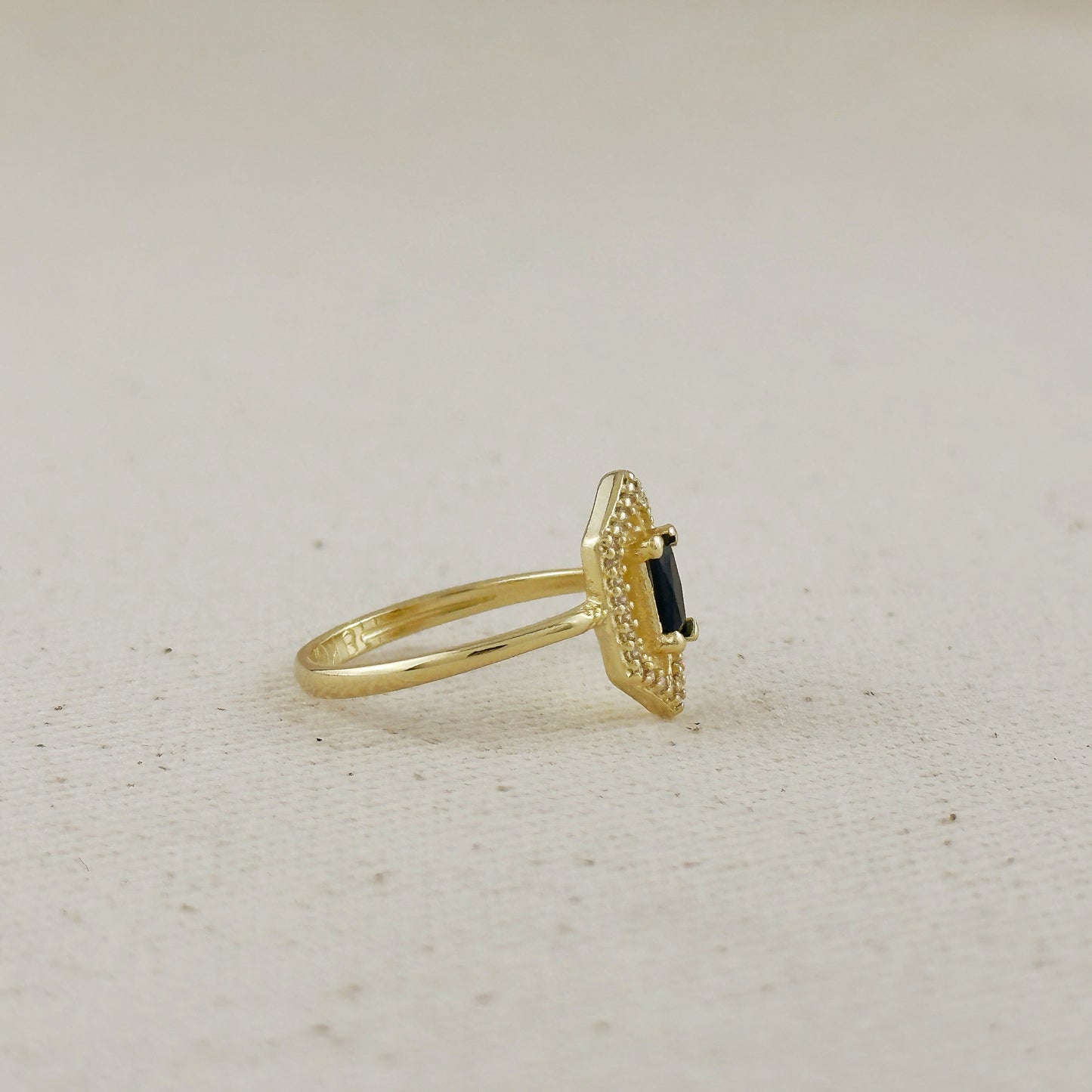 Elegant Baguette CZ Ring - Modern Statement Ring for Women