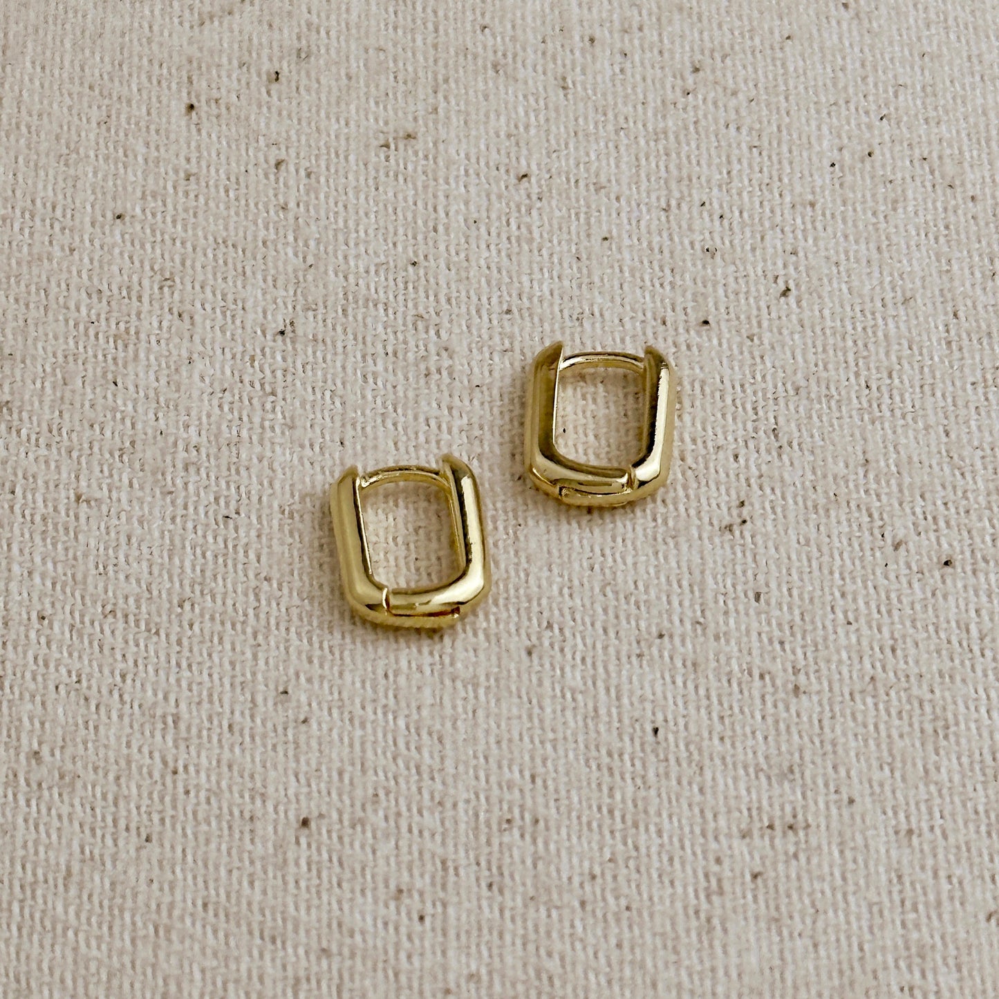 Oblong Hoop Earrings - Modern Minimalist Earrings for Women