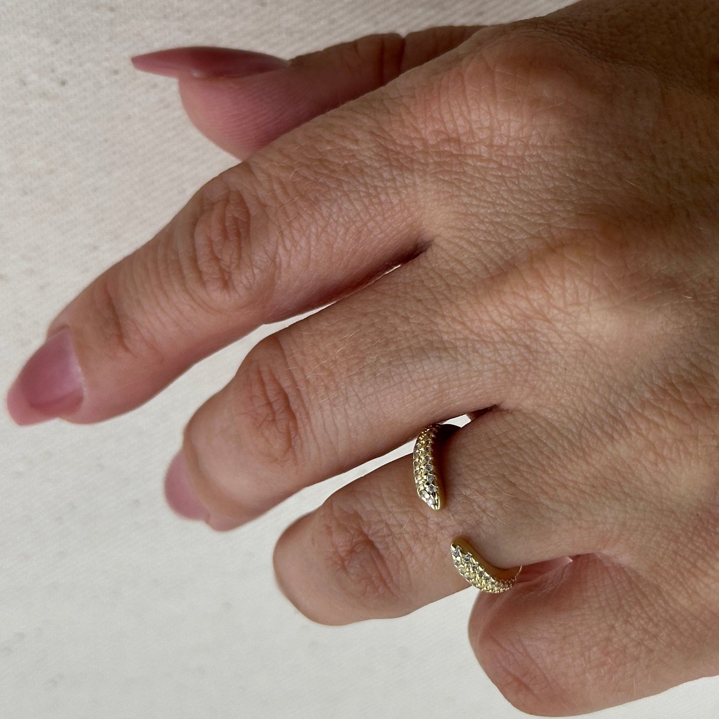 18k Gold Filled Open Top Stackable Ring