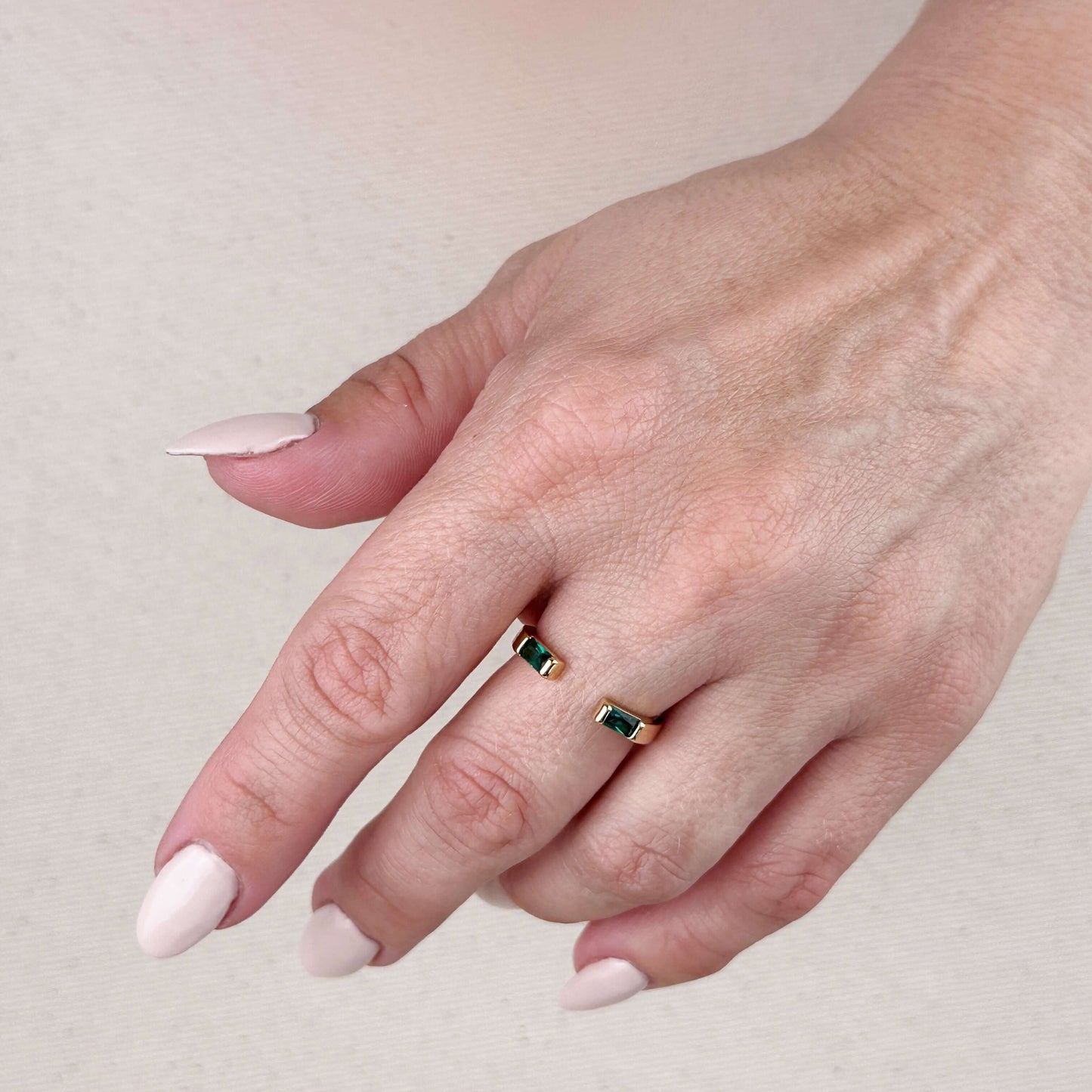 Baguette CZ Band Ring | AAAAA Quality | Stackable Ring for Women