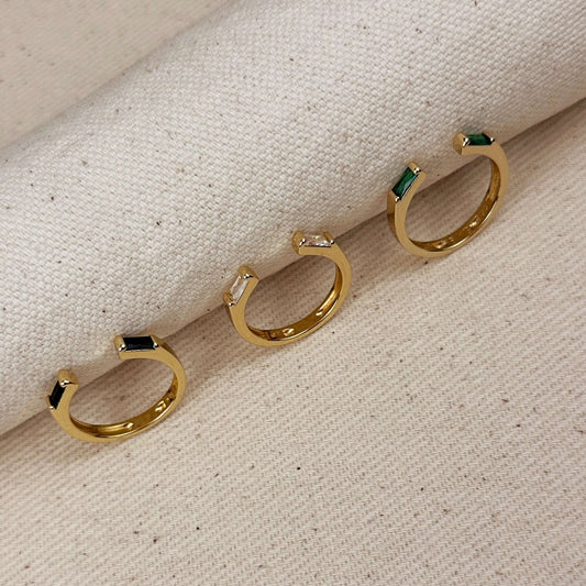 Baguette CZ Band Ring | AAAAA Quality | Stackable Ring for Women