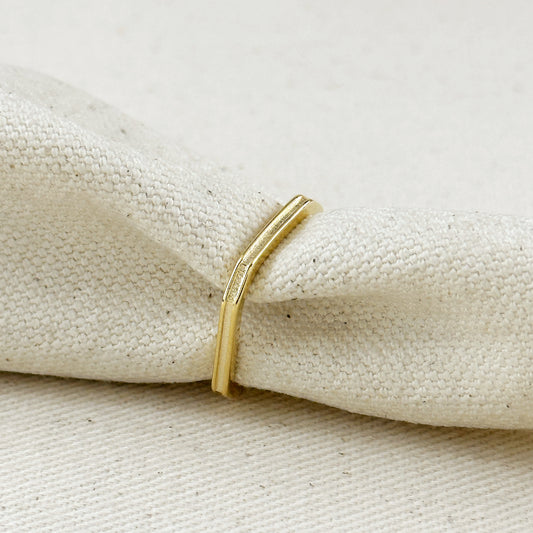 18k Gold Filled Square Shaped Ring