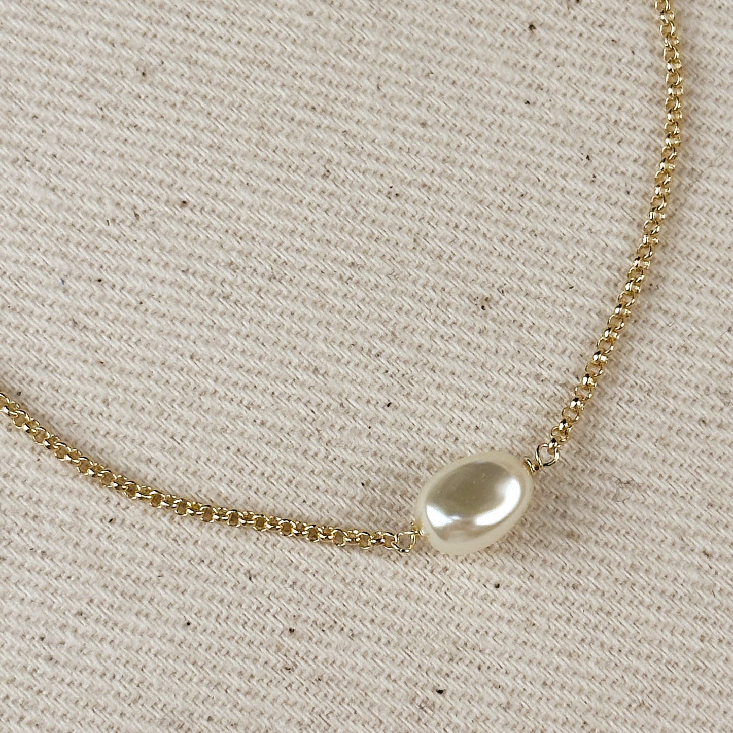 Baroque Pearl Bracelet - Elegant Solitaire Pearl Jewelry for Women