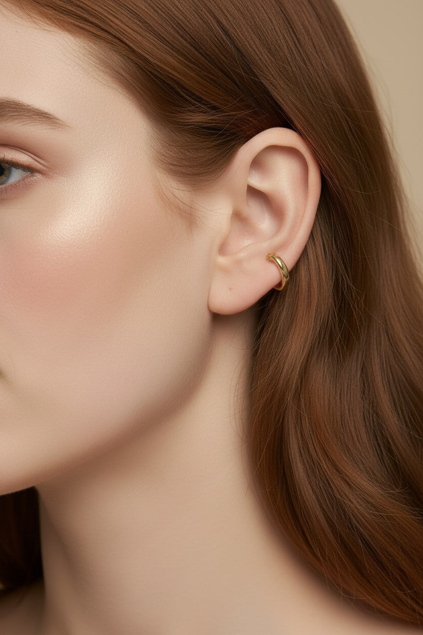 Delicate Gold Ear Cuff for Women - No Piercing Earring | Minimalist Jewelry