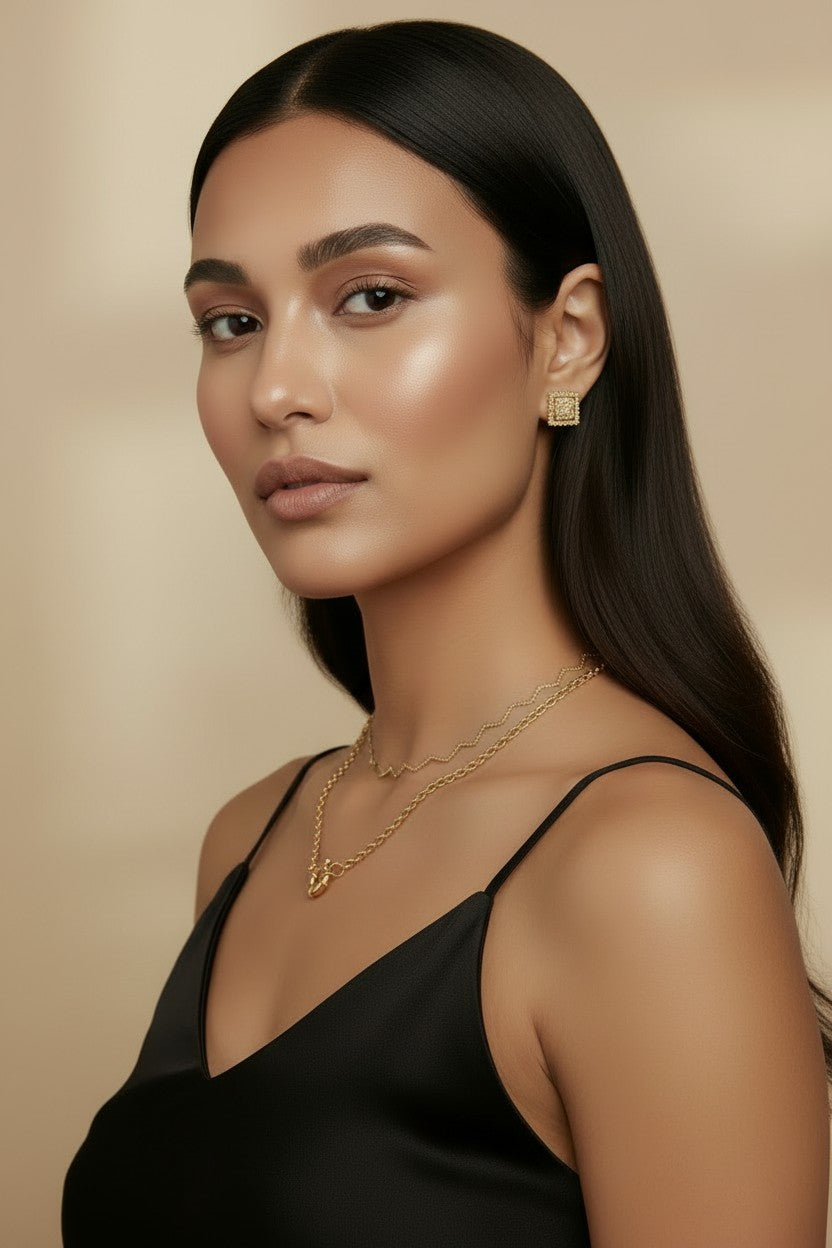 18k Gold Filled Rolo Chain Necklace | Simple, Versatile, Gorgeous