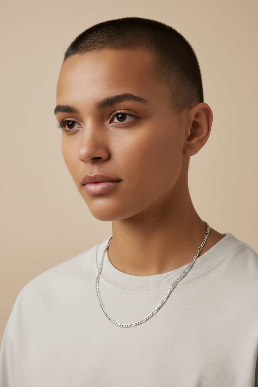 ⛓️ Sterling Silver 4.8mm Figaro Chain — The Most Complex Rhythm in the Collection