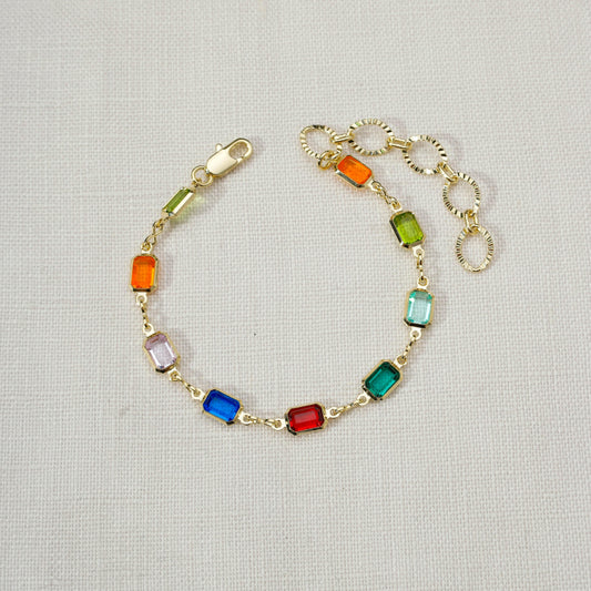 Colorful Bracelet Collection for Women - Thick Chain with Extension, Hypoallergenic & Tarnish-Free