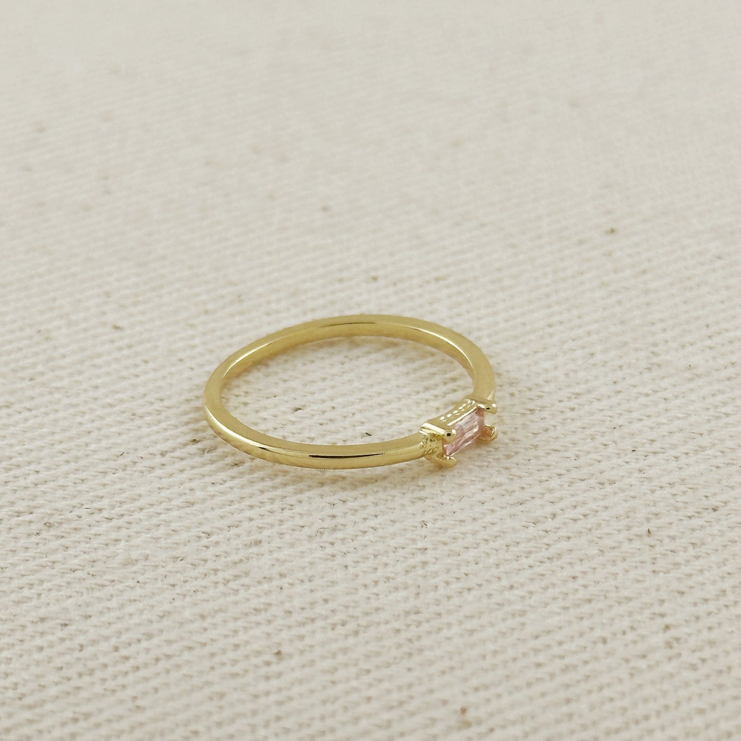 Birthstone Ring - Personalized CZ Stone Ring for Women | All 12 Months Available