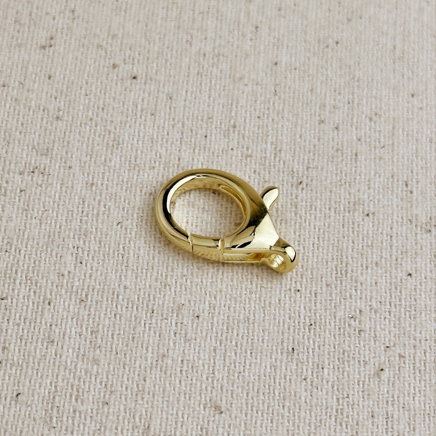 18k Gold Filled 20mm Round Lobster Claw Clasp