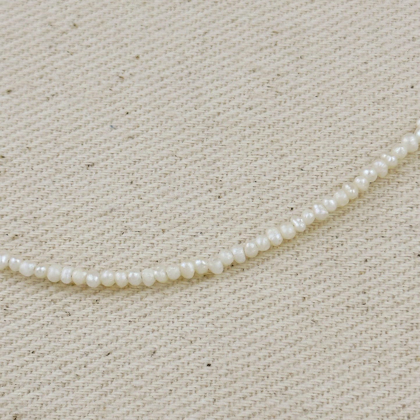 9k Gold Micro Fresh Water Pearls Necklace