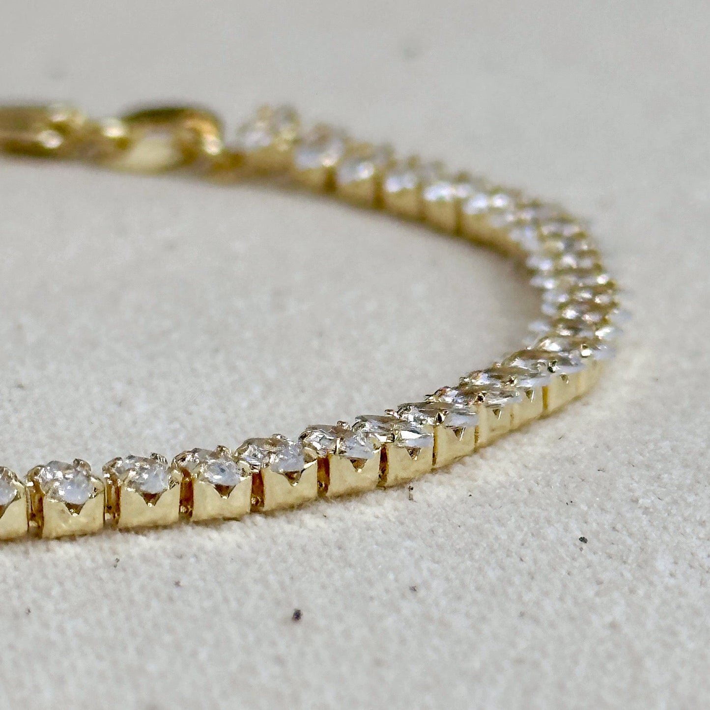 Marquise Tennis Bracelet - Sparkly CZ Diamond Bracelet for Women