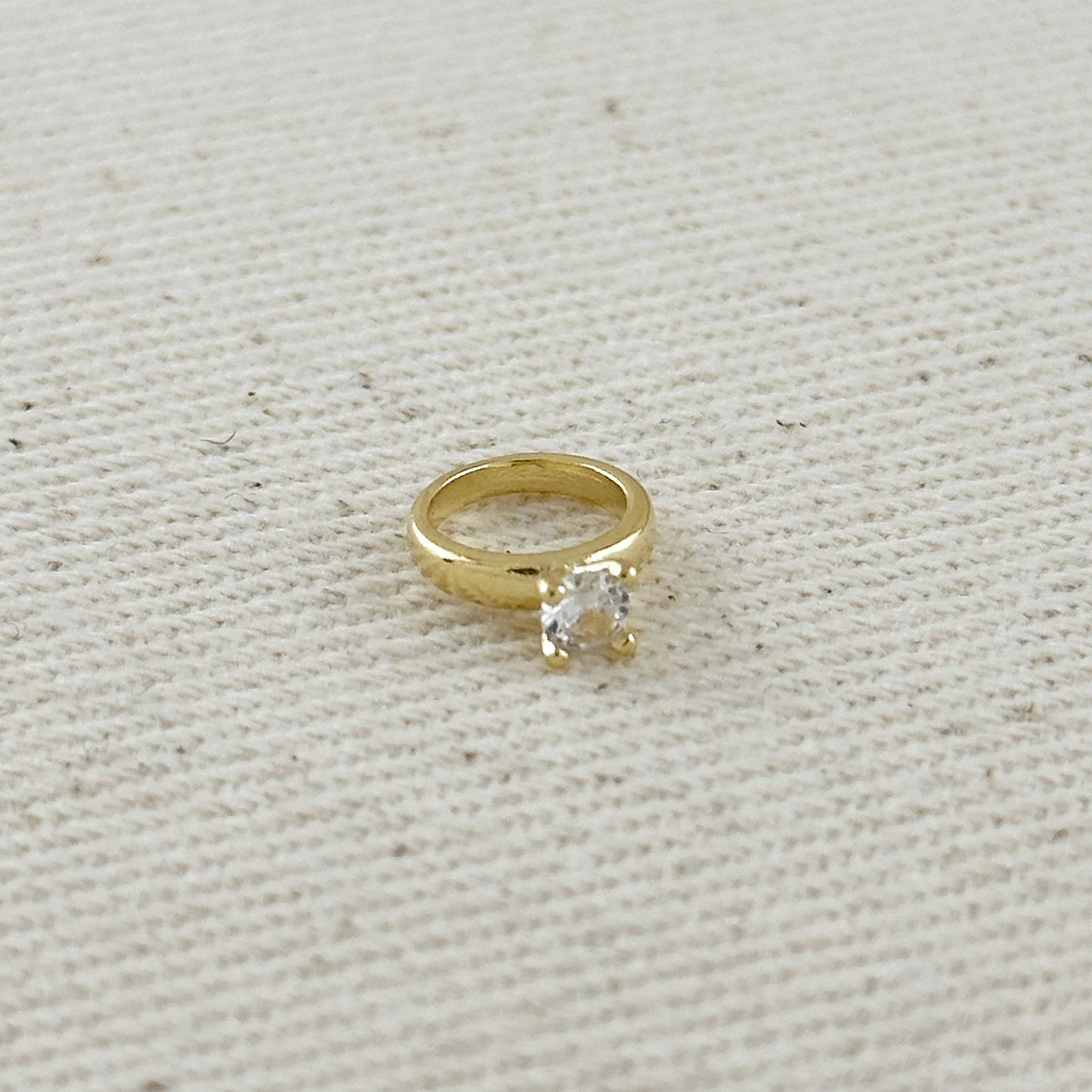 18k Gold Filled Mini Diamond Ring Pendant