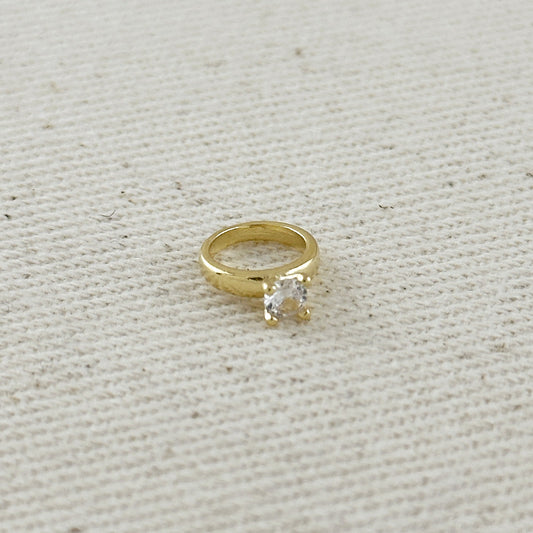 18k Gold Filled Mini Diamond Ring Pendant