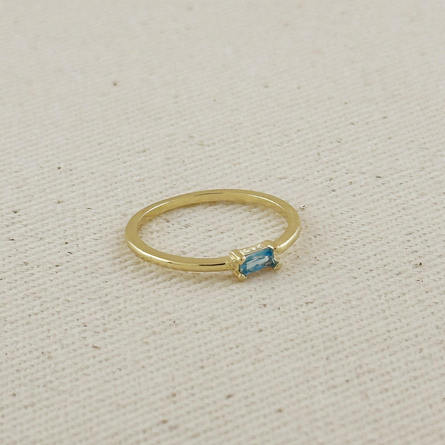 Birthstone Ring - Personalized CZ Stone Ring for Women | All 12 Months Available
