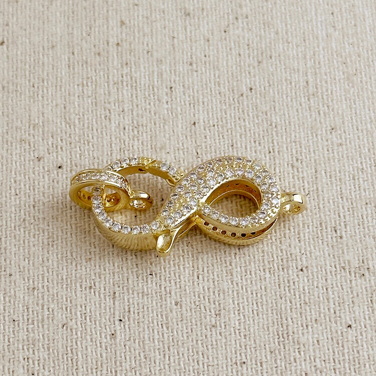 CZ Infinity Clasp - Premium DIY Jewelry Making Supplies for Women's Bracelets & Necklaces