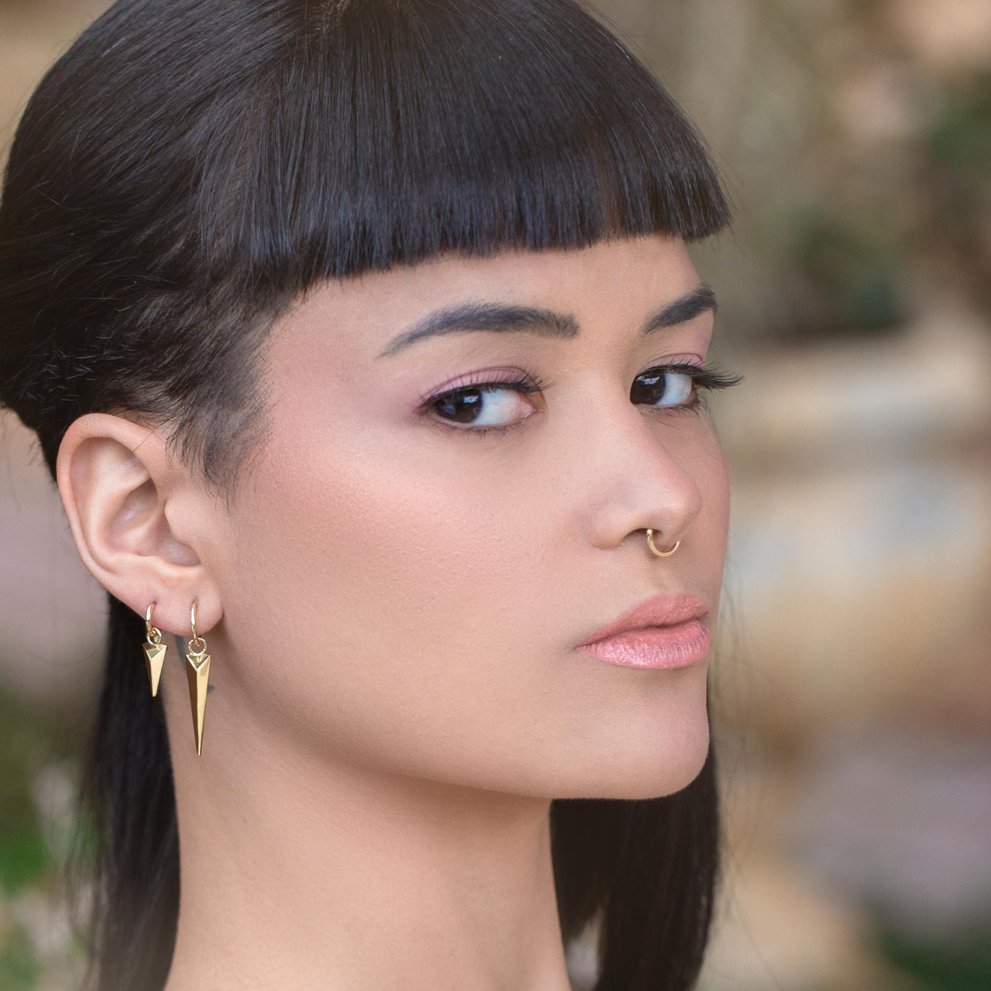 Mini Seamless Clicker Hoop Earrings - Small Hinged Hoops for Stacking