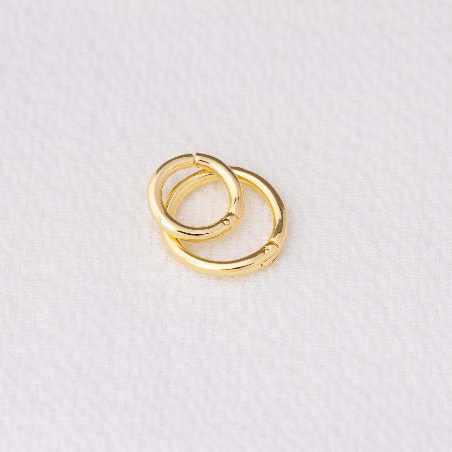 Mini Seamless Clicker Hoop Earrings - Small Hinged Hoops for Stacking