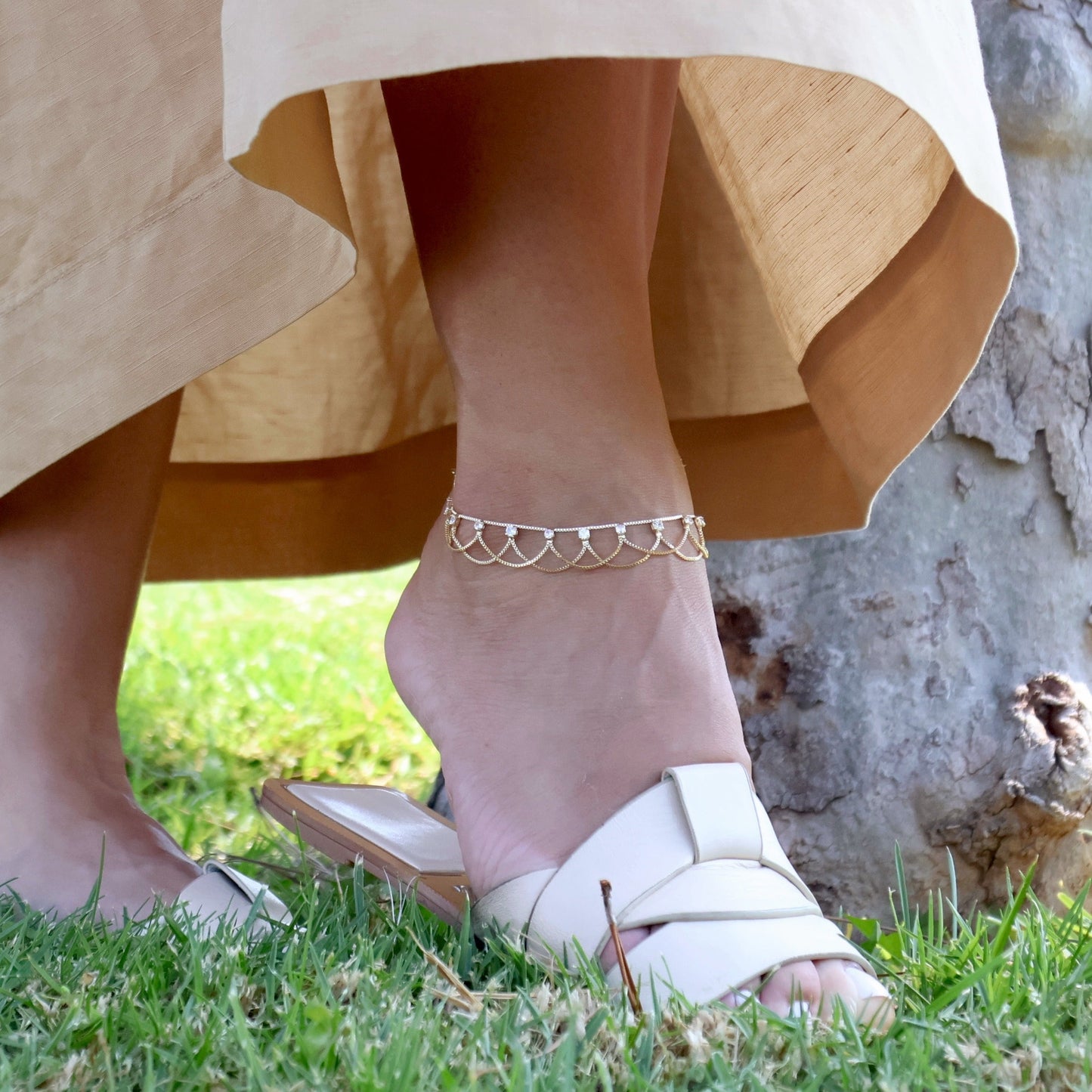 Bali Anklet for Women - Bohemian Beach Ankle Bracelet
