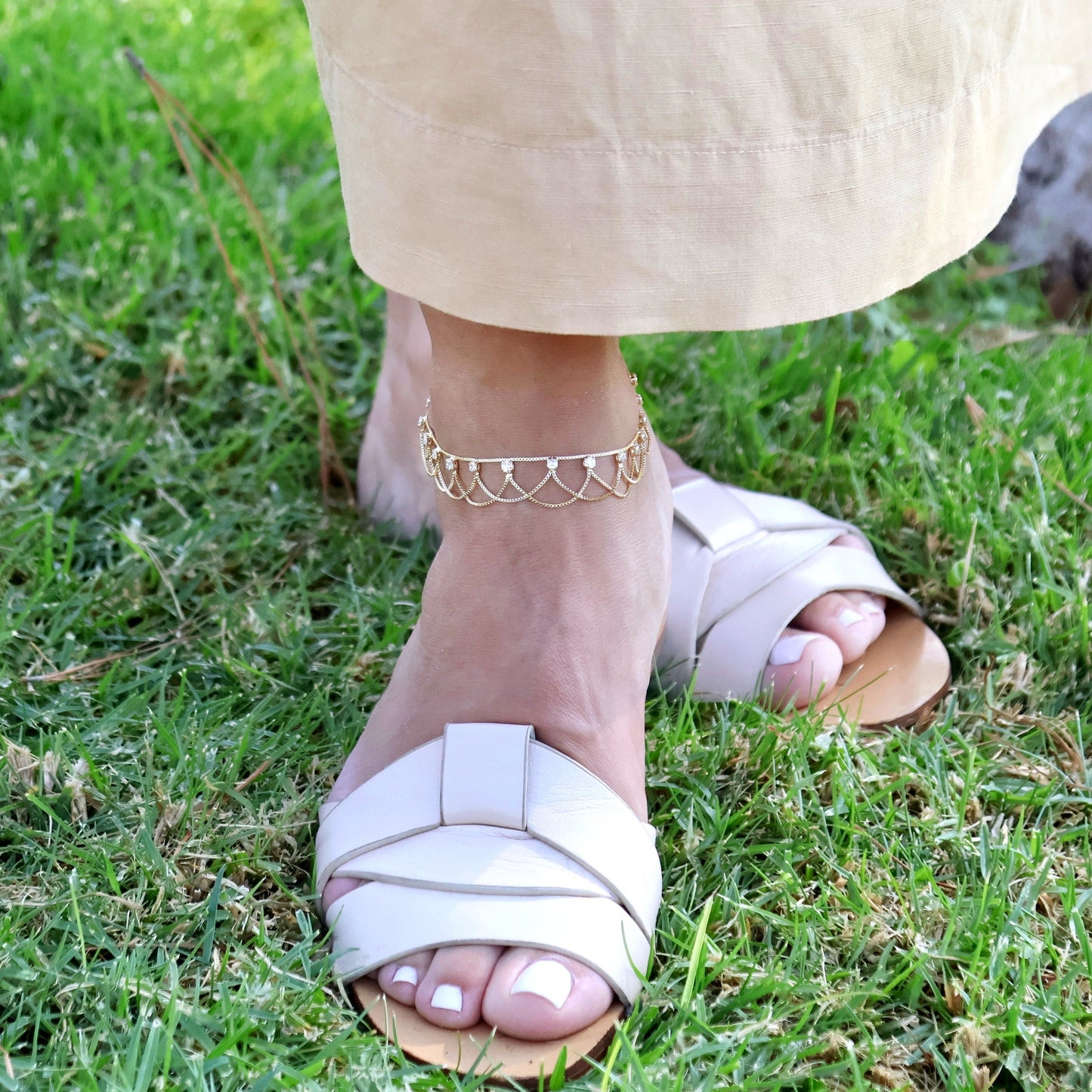 Bali Anklet for Women - Bohemian Beach Ankle Bracelet