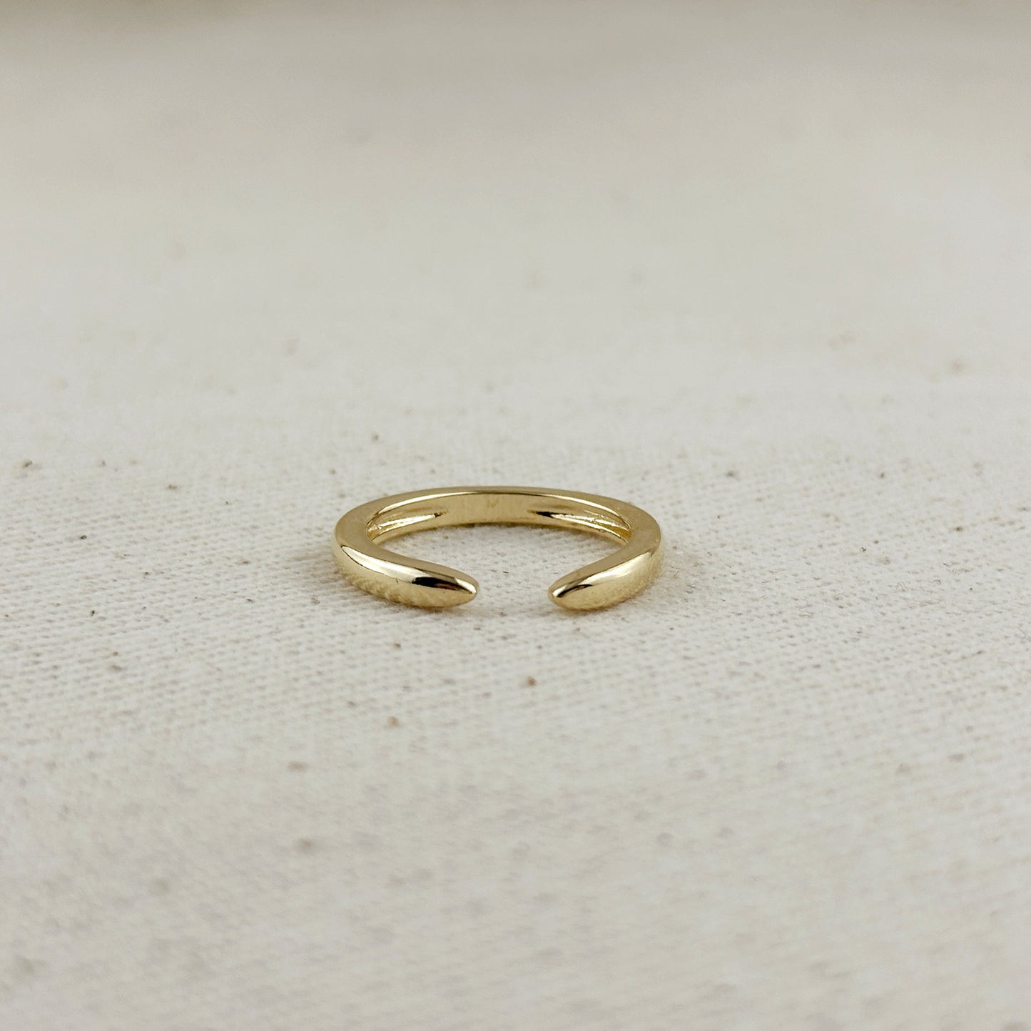 18k Gold Filled Open Top Stackable Ring